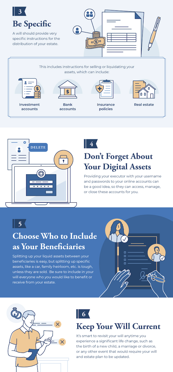 Things To Consider When Making A Will [Infographic] - Henry & Beaver